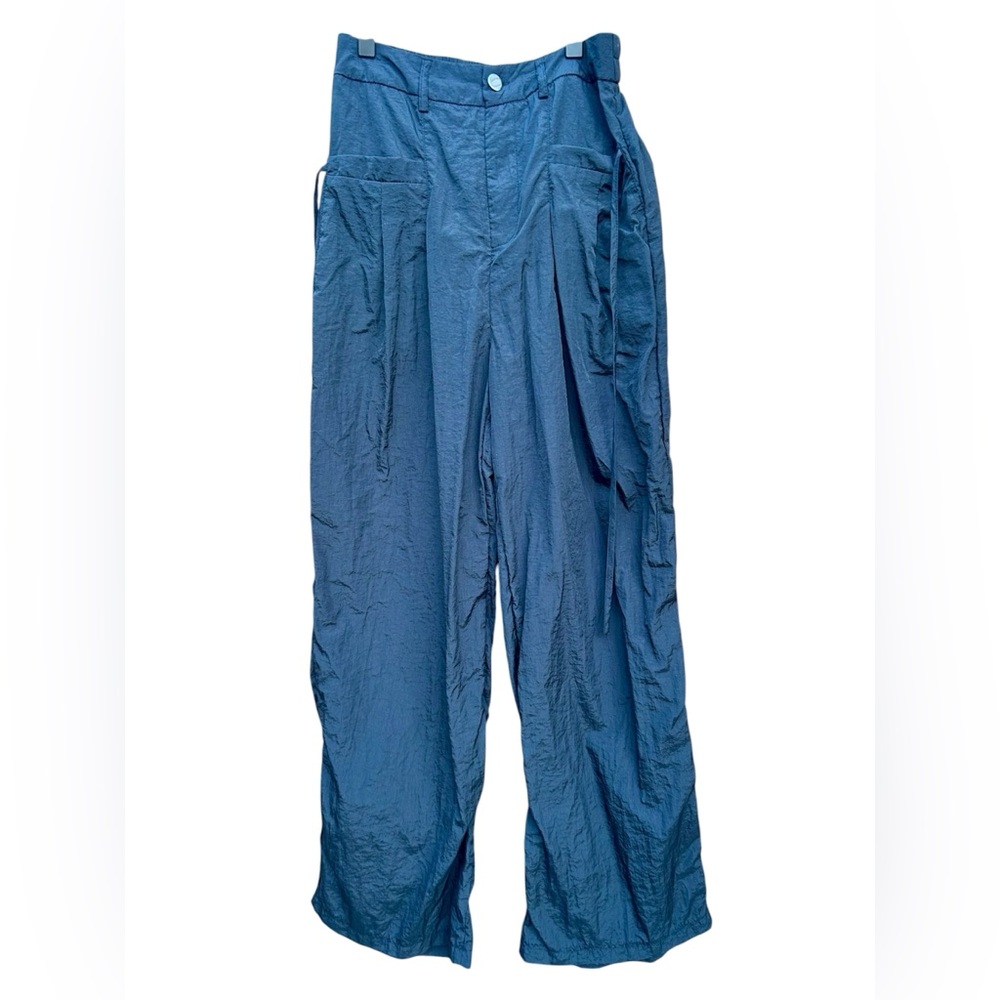 Vintage 80’s Parachute Pants Streetwear Big Pocket String  Size Small